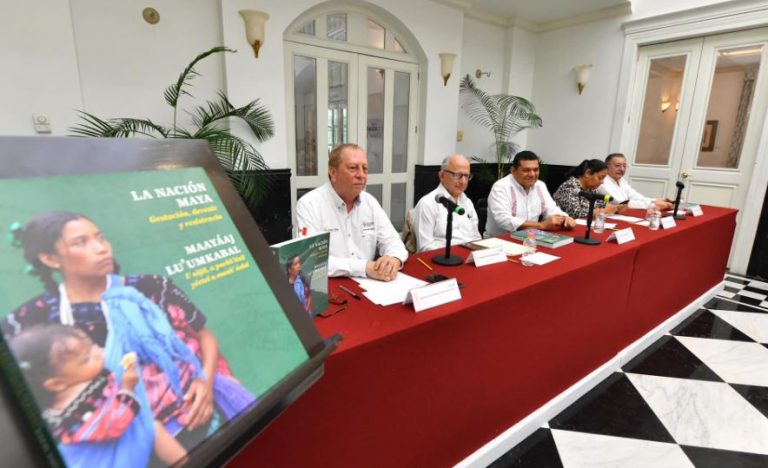 Presenta titular del INAH libro ‘La Nación Maya’ en el Centro Cultural Quinta Grijalva