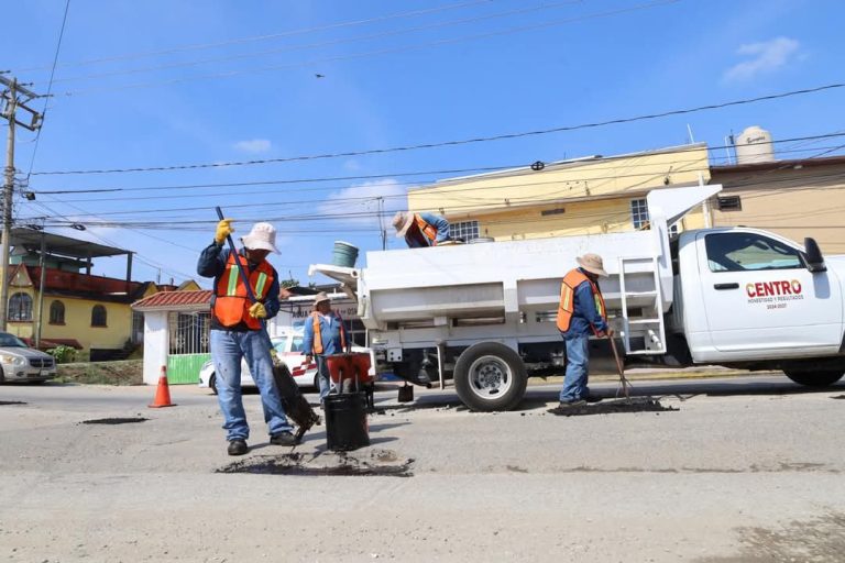 En Gaviotas Sur, la Brigada Integral de Servicios Municipales transforma calles y espacios públicos