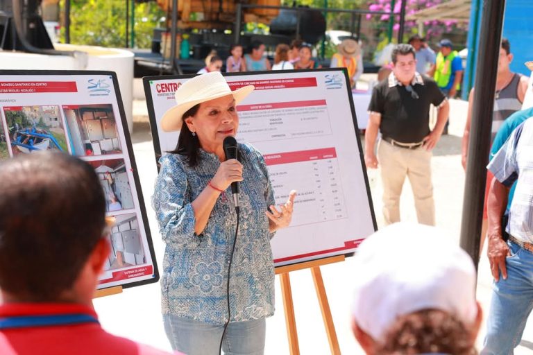 Inaugura Yolanda Osuna cárcamo rehabilitado en Nuevo Invitab; más de 8 mil vecinos beneficiados