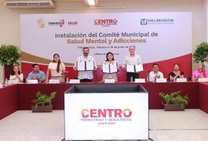 Instala Gobierno de Centro Comité Municipal de Salud Mental y Adicciones