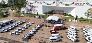 Yolanda Osuna Huerta refuerza áreas municipales con la entrega de 50 nuevos vehículos operativos
