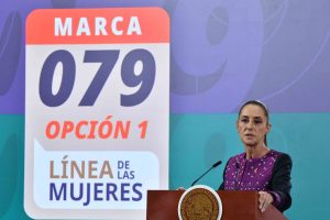 Claudia Sheinbaum asegura que las mujeres ‘no están solas’ en el 25N y llama a denunciar la violencia