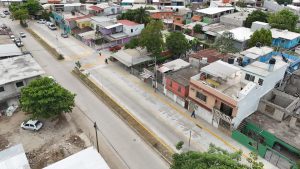 Tras 30 años de abandono, la colonia Vicente Guerrero estrena calles pavimentadas con concreto hidráulico y drenaje