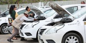 Inicia inspección para canje de placas del transporte público en Tabasco